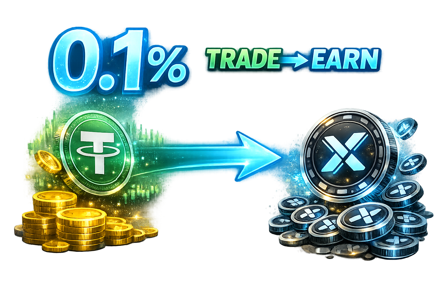 0.1% Trade to Earn
